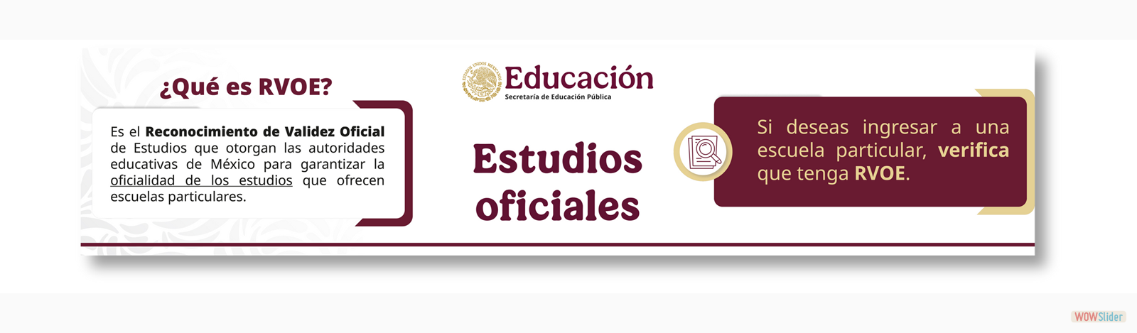 Estudios Oficiales
